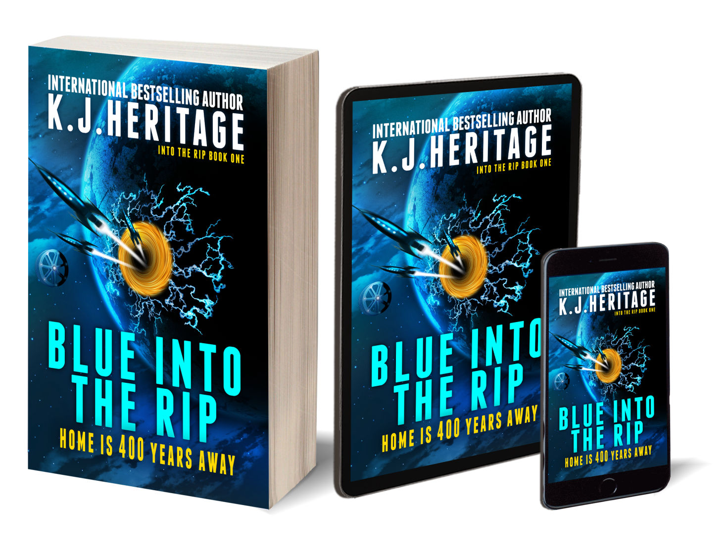 Blue Into The Rip by K.J.Heritage